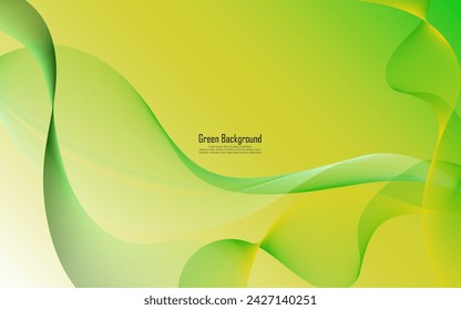 Green background vector. Green gradient wallpaper. Green abstract background Vector Illustration.
