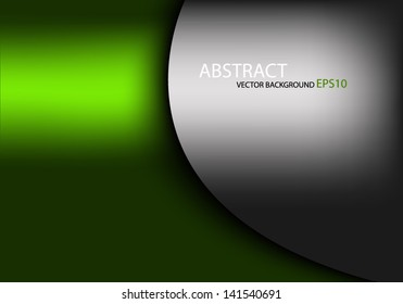 green background vector illustration gray dimension overlap lighting bright modern graphic for text and message design