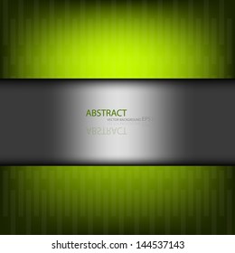 green background vector illustration lighting effect graphic paper dimension and overlap metal color for text and message board design infographic