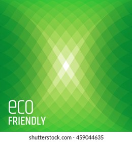 Green background. Vector illustration for your presentations.