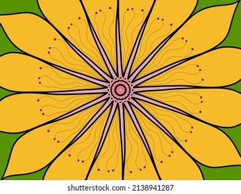 Vector De Fondo Verde Con Color Rosa Y Amarillo Y Blanco Sí Como Fondo