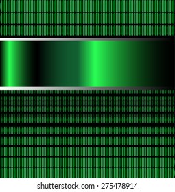 Green background vector for text message for design 