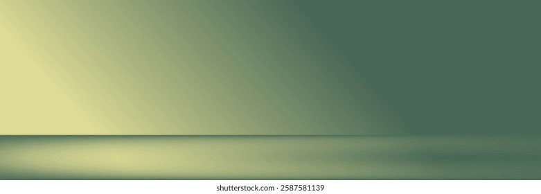 Green Background Wall Studio Kitchen Podium Light Shadow Leaf Autumn Summer Abstract Overlay Backdrop Room Minimal Product Cosmetic Summer Mockup Stage Podium Table Presentation Template Loft.