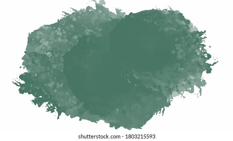 Fondo verde con textura acuarela en el diseño abstracto de color verde pastel de color verde con centro de color de pintura beige de textura descolorida