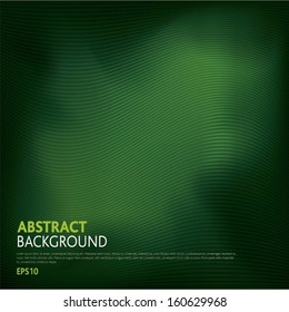 Green background with wave stripes