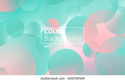 Green background. Website landing page. Minimal abstract cover design. Creative colorful wallpaper. Trendy gradient poster. Vector illustration.