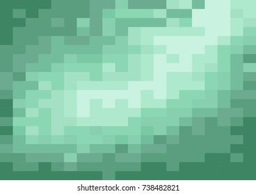 Green background which consist of rectangles, vector illustration