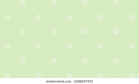 Green background with white circles 