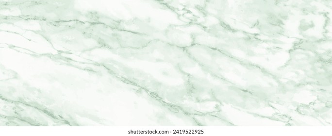 Green background white marble wall surface gray background 