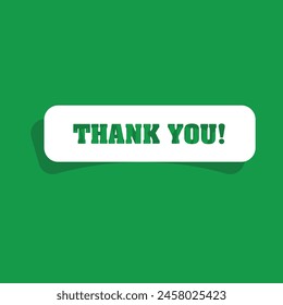 un fondo verde con un papel blanco que dice ¡gracias!