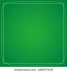 Green background with yellow edge line