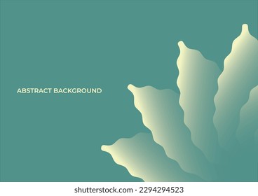green background with yellow leaf
