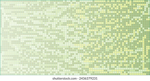 A green background with yellow and white pixels. The pixels are arranged in a pattern. The background is very bright and cheerful
