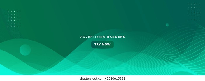 Fondo verde, fondo de Anuncio minimalista, estilo de efecto ondulado, colorido, moderno, de moda, fondo de Memphis, EPS 10