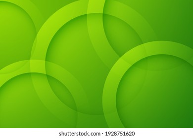 green backgrounds. abstract 3d circle background.