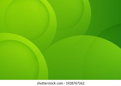 grüne Hintergründe. abstrakter 3D-Kreis Hintergrund.