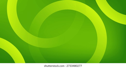 Fondos verdes. Fondo abstracto del círculo 3D.