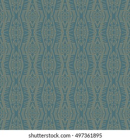 Green backgrounds with seamless patterns. Ideal for printing onto fabric and paper or scrap booking. Vector illustration