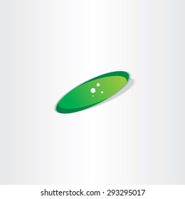 green bacteria icon vector design