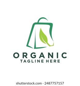 Green bag nature logo inspiration