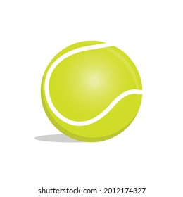 bola verde del vector deportivo de béisbol