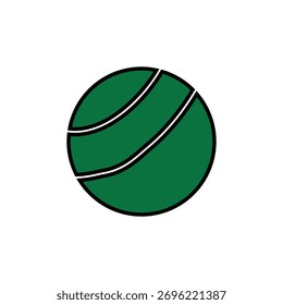 Green Ball Design von Illustrator