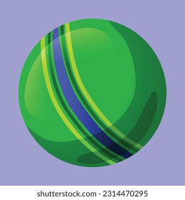 green ball design illustration vector 2D jamilega