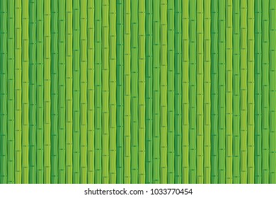 Green bamboo background. Vector illustration