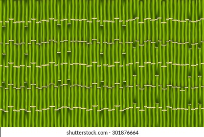 Green bamboo background.Vector illustration.