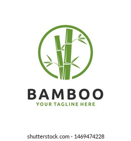 Green bamboo logo design inspiration