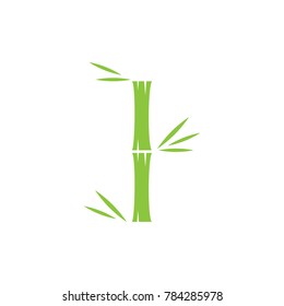 Green Bamboo Logo Design Vector 