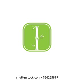Green Bamboo Logo Design Vector 