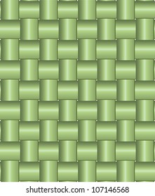 Green bamboo pattern vector illustration.