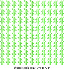 Green Bamboo stems