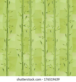 green bamboo with triangles. Vegetable plant texture. Use as a backdrop, the fill pattern, seamless pattern.