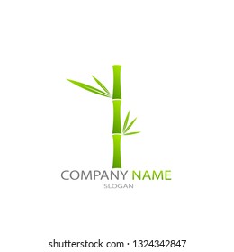 Ilustración vectorial de bambú verde