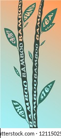 Green bamboo of words