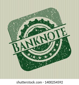 Green Banknote distress rubber texture