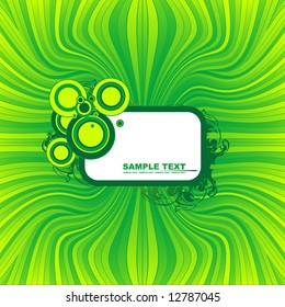 Grüner Banner