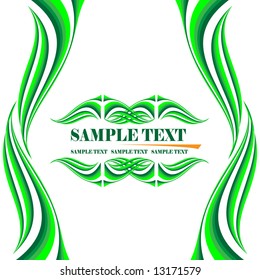 green banner