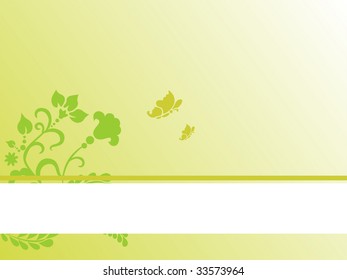 green banner