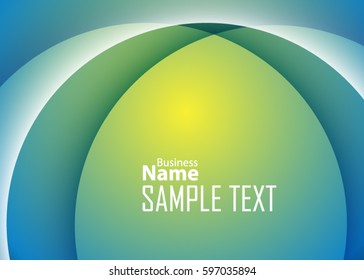 Green banner abstract template for card. Metal Background with waves and reflections. Business background, silver, illustration. Illustration of abstract background with a metallic element