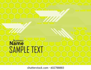 Green banner abstract template for card. Metal Background with waves and reflections. Business background, silver, illustration. Illustration of abstract background with a metallic element