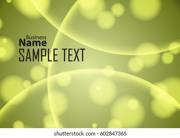 Green banner abstract template for card. Metal Background with waves and reflections. Business background, silver, illustration. Illustration of abstract background with a metallic element