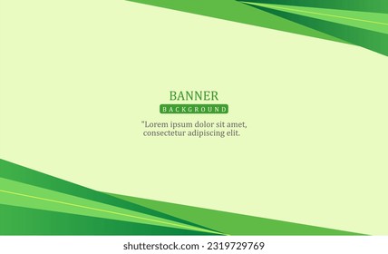 green banner background space for text