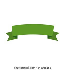 Green Banner Ribbon Decoration Image Stock Vector (Royalty Free ...