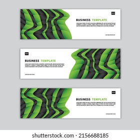 Plantilla de estandarte verde ilustración vectorial, diseño de pancarta geométrica, fondo web verde, fondo abstracto poligonal, página web, encabezado de sitio web, cartel, vale de regalo, tarjeta, publicación de medios sociales