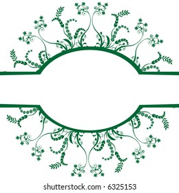 green banner (vector)