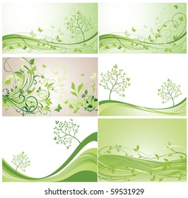 Green banners