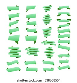 Green Banners and Labels/Web Stickers, Tags, Banners and Labels Flat design of Web Stickers, Tags, Banners and Labels collection./ Web Stickers, Tags, Banners and Labels./Web Stickers, Tags,  art